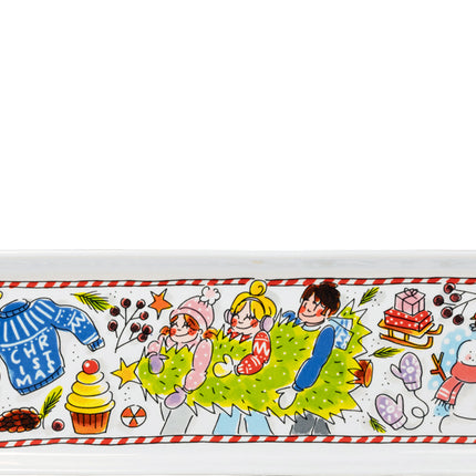 Blond Amsterdam Christmas Cake Schaal - 12x33 cm