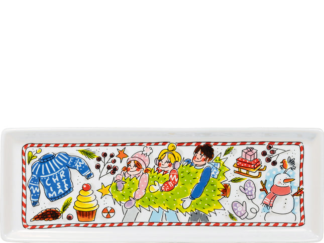 Blond Amsterdam Christmas Cake Schaal - 12x33 cm