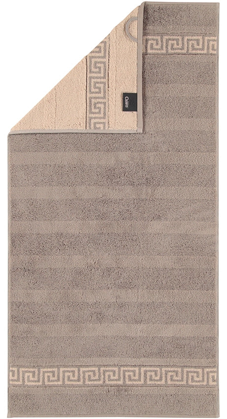 Cawo Noblesse Duo 1003/70 handdoek, taupe 50x100 cm