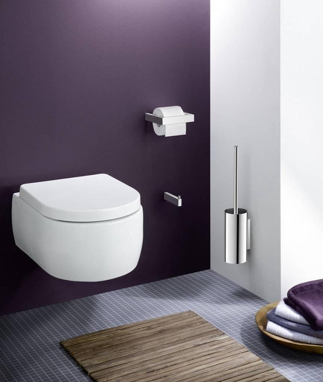 Zack Linea toiletborstelset chroom