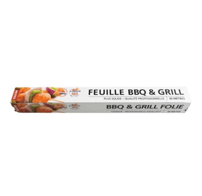 BBQ & Grill Aluminium Folie 44cm x 30m extra dik (21 my)