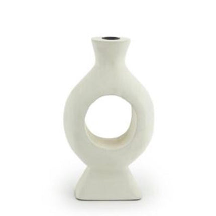 BY-BOO kandelaar Torch small - 17x7x30cm - white
