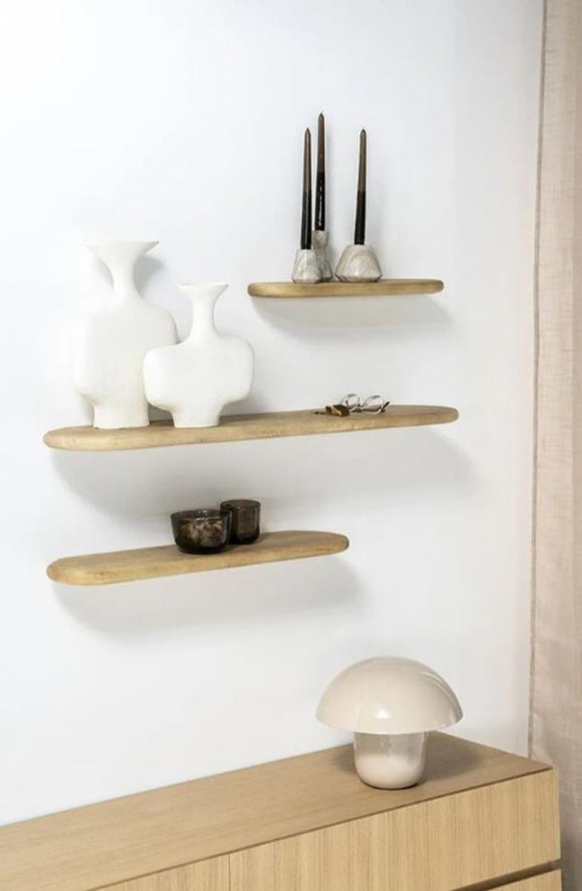 BY-BOO wandplank Tre 3 - 100x23cm - natural