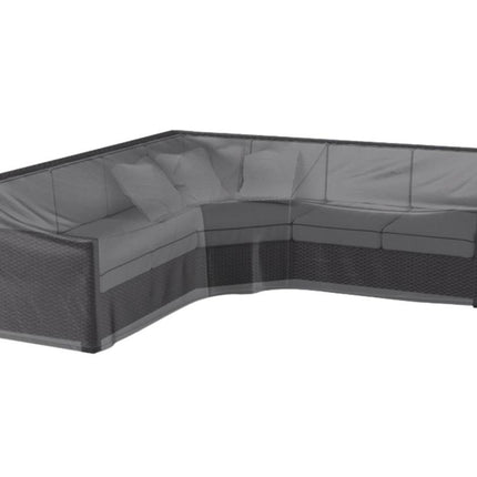 AeroCover beschermhoes 270x270x90xH65/90cm L-vorm met trapezehoek