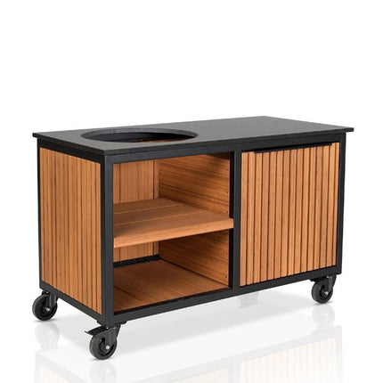 Fraaii Buitenkeuken Bamboo Teak Oil Rhombus Storage