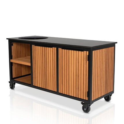 Fraaii Buitenkeuken Bamboo Teak Oil Rhombus Inferno