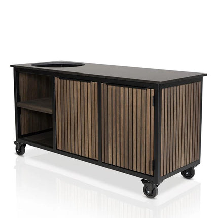 Fraaii Buitenkeuken Bamboo Graphite Rhombus Inferno XL