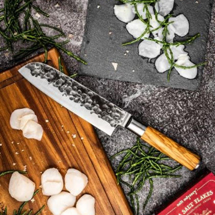 Forged Olive Santokumes - 18 cm