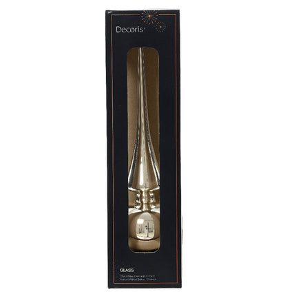 Piek glas - glans - zilver