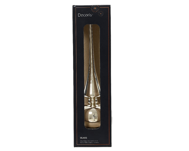 Piek glas - glans - zilver
