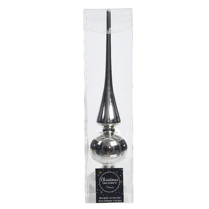 Piek glas - glans - zilver