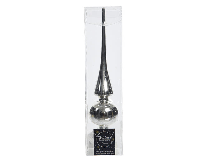Piek glas - glans - zilver