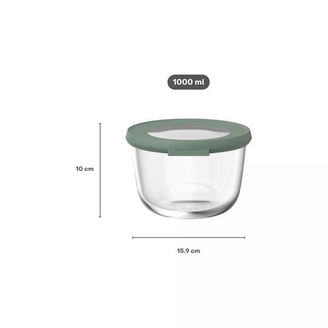 Mepal Cirqula Glazen Multikom Rond 3000 ML - Nordic Sage