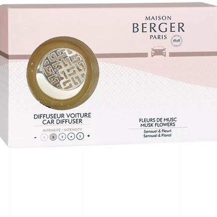 Maison Berger Autoparfumset Senso Musk Flowers