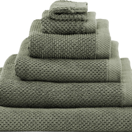 Heckettlane Handdoek Grant kleur army green, 50x100 cm