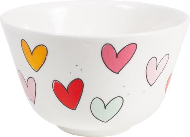 Blond Amsterdam Hearts Kom - 14 cm
