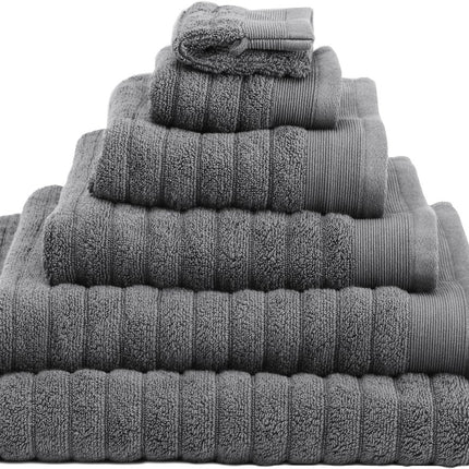 Heckettlane Handdoek Prestige kleur antraciet, 50x100 cm