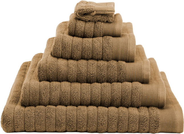 Heckettlane Handdoek Prestige kleur cognac, 50x100 cm
