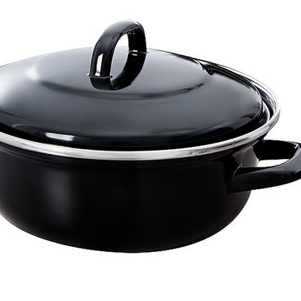 BK Fortalit Braadpan zwart - 5 liter