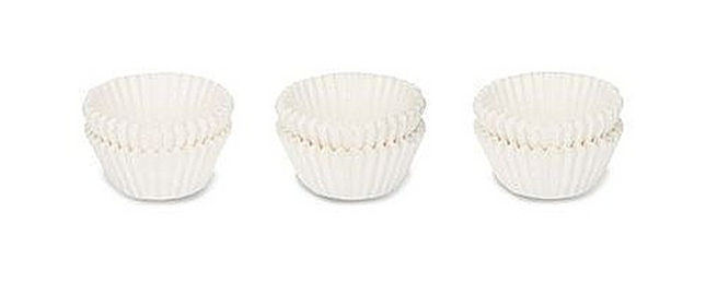 Patisse Pralinevormpjes papier wit - 150 stuks