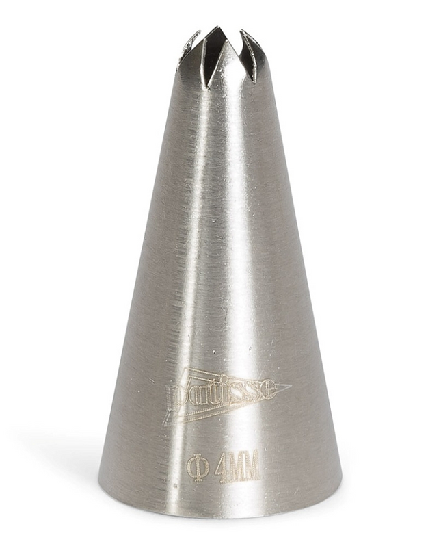 Patisse Spuitmondje Ster vorm RVS - 7 mm