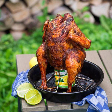 Big Green Egg Beer Can Chicken Roaster
