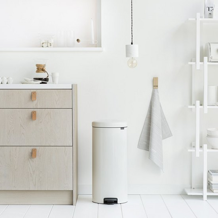 Brabantia newIcon Pedaalemmer 30 Liter - Wit