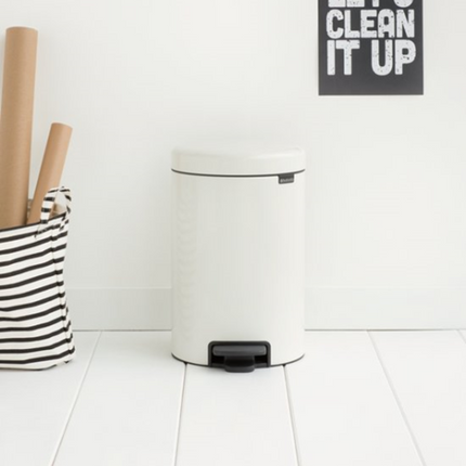 Brabantia NewIcon Pedaalemmer - 12 liter - Wit
