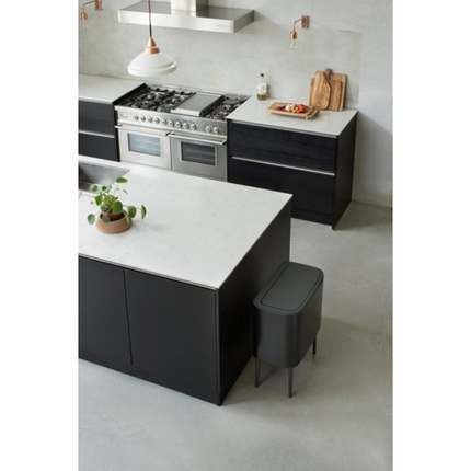 Brabantia Bo Touch Bin afvalemmer 3 x 11 L - mat zwart