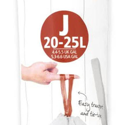 Brabantia PerfectFit Afvalzakken - 20-25 liter - Code J - 20 stuks