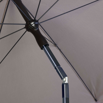 Platinum Aruba parasol met volant 2x1,3 m - wit