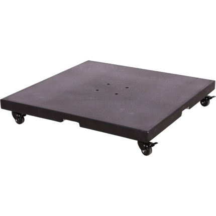 Parasolvoet 90kg voor zweefparasol Kos/Granada/Rhodos, boorgaten 13,5cm diagonaal