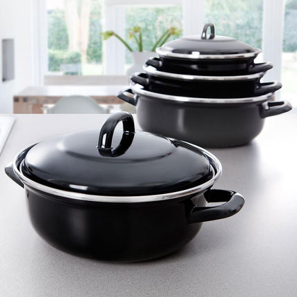 BK Fortalit Braadpan zwart - 5 liter