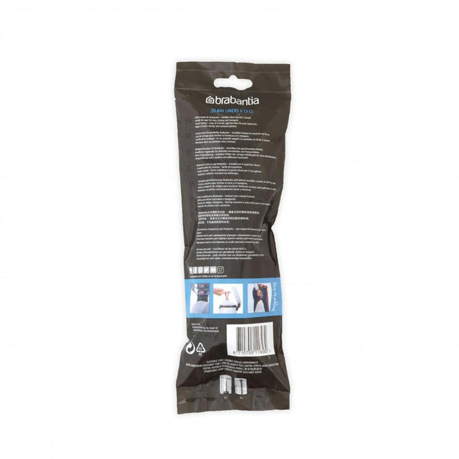 Brabantia PerfectFit Afvalzakken - 3 liter - Code V - 20 stuks