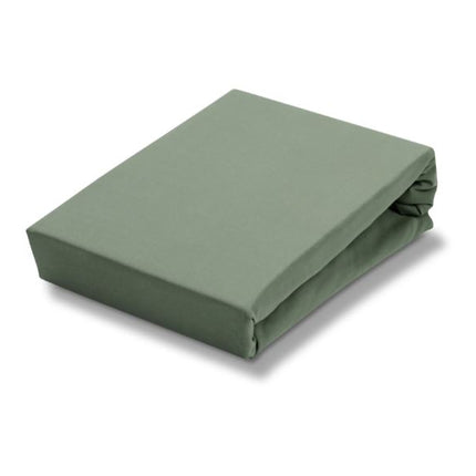 Hoeslaken Vandyck JERSEY SUPREME. Maat: 1-persoons. Kleur: olive 113