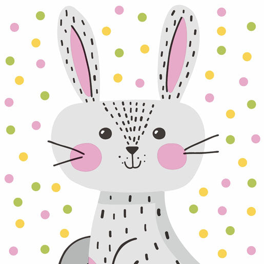 Duni servetten Happy Bunny