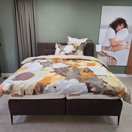 Ledorm, Showmodel Boxspring incl. Capiton hoofdbord en Angelo poten, geen matrassen!