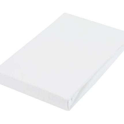 Hoeslaken Beddelicious Jersey (split) Maat: 140-160/200-220 cm, Kleur: Freshwhite