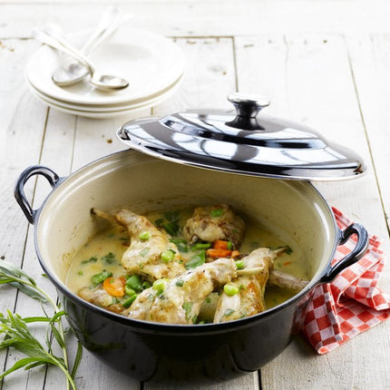 Le Creuset Faitout Braad-/Stoofpan - Ø 28cm - Black Onyx zwart
