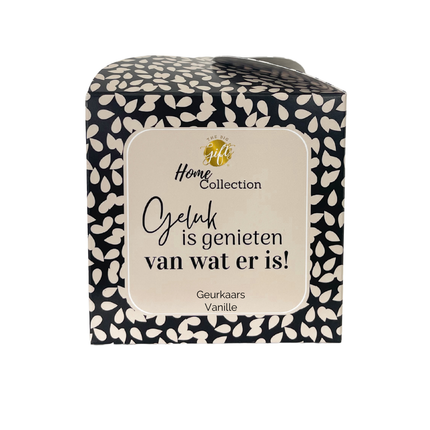 Geurkaars - Geluk is genieten van wat er is
