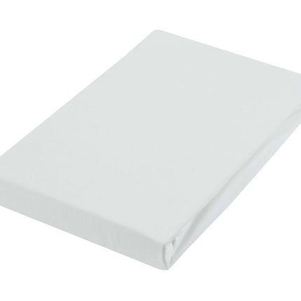 Hoeslaken Beddelicious Jersey (split) Maat: 140-160/200-220 cm, Kleur: Ivory