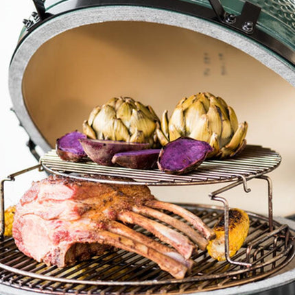Big Green Egg Large met Integgrated Nest+Handler, zijtafels en hoes