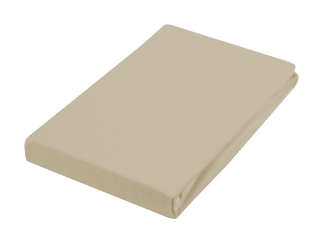 Hoeslaken Beddelicious Jersey Maat: 90-100/200-220 cm, Kleur: Mocca