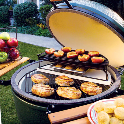 Big Green Egg Half Conveggtor Stone Large
