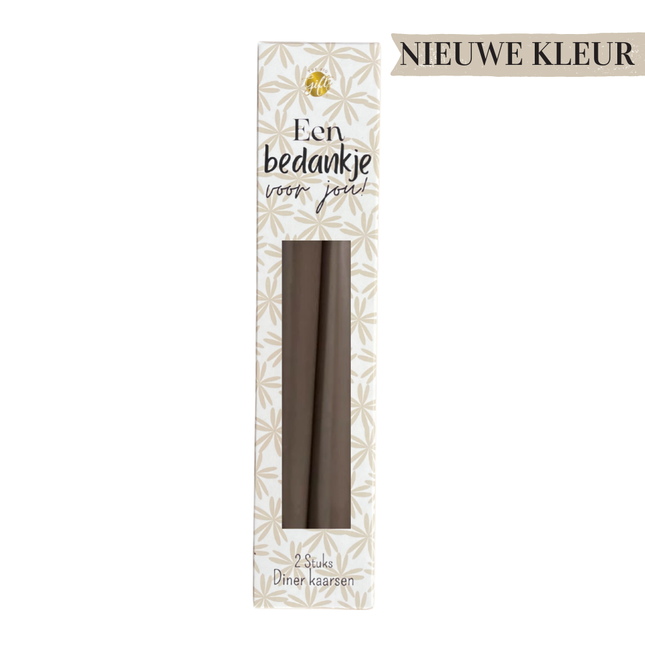 Dinerkaarsen - Een bedankje voor jou