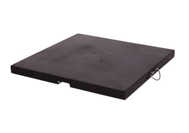 Parasolvoet Arezzo 90kg voor zweefparasol Voyager/Falcon/Challenger, boorgaten diagonaal 16cm