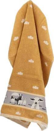 Bunzlau Castle Keukendoek Sheep Yellow