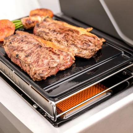 Gietijzeren grillplaat voor de Sizzle Zone groot