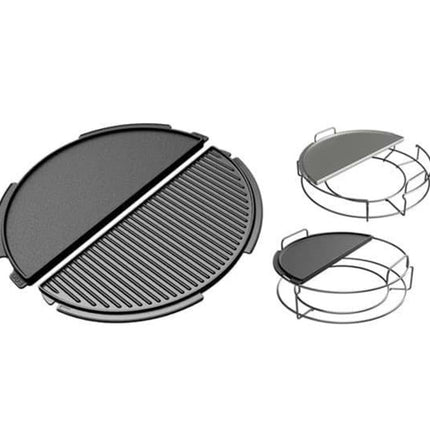 Big Green Egg Half Cast Iron Plancha XL en 2XL