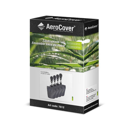AeroCover 4 vulbare Zandzakken (1kg) voor beschermhoes